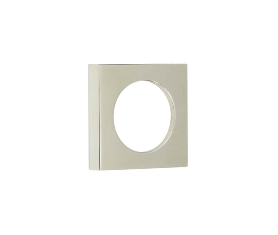 Burlington Plain Square Outer Rose for Burlington Escutcheon Polished Nickel