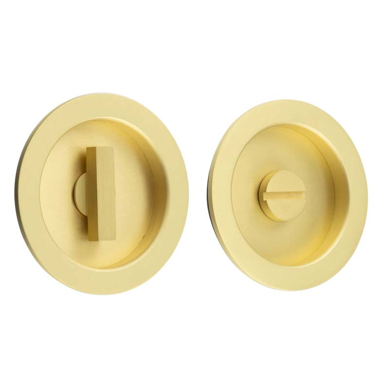 Burlington Circular Turn & Release Satin Brass