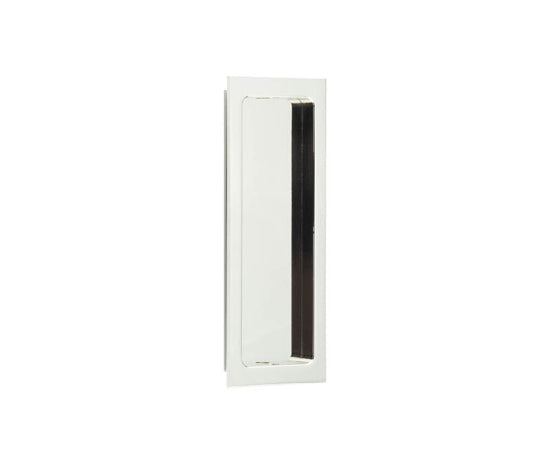 Burlington Rectangular Flush Pull Polished Nickel