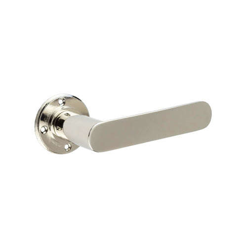 Kensington Door Handles No Rose Polished Nickel