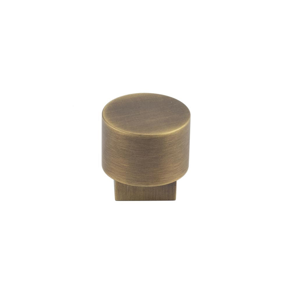 Westminster Round Cupboard Knobs Antique Brass