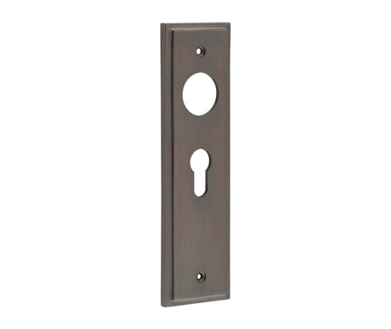 Burlington II Lever Plate Choices Euro Dark Bronze