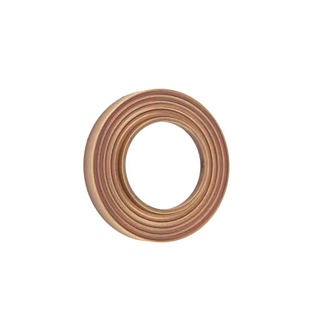 Burlington Reeded Outer Roses Antique Brass