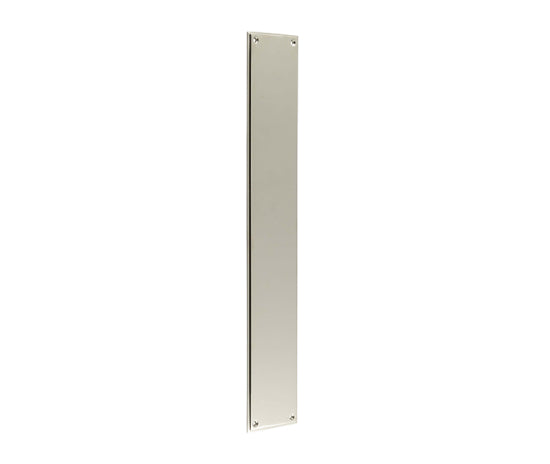 Burlington Finger Plate 450 X 75mm Polished Nickel