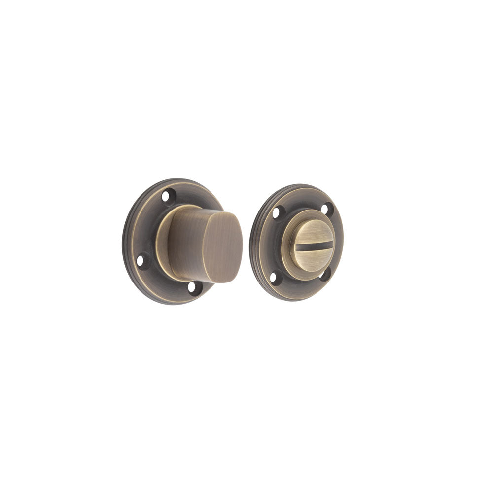 Burlington Turns & Releases Inner 3 No Rose Antique Brass