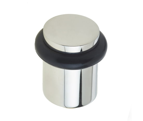 Burlington Plain Door Stops Polished Nickel
