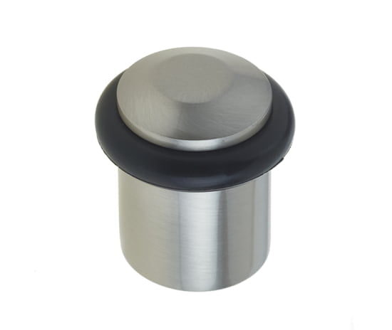 Burlington Chamfered Door Stops Satin Nickel