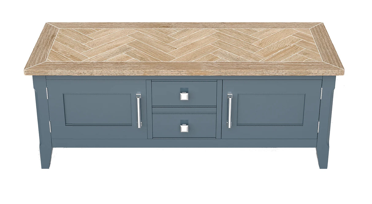 Signature Blue Widescreen Television Stand