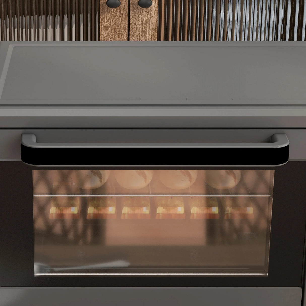 HOMCOM 21L Mini Countertop Oven, 100C-230C Adjustable Temp - Grey