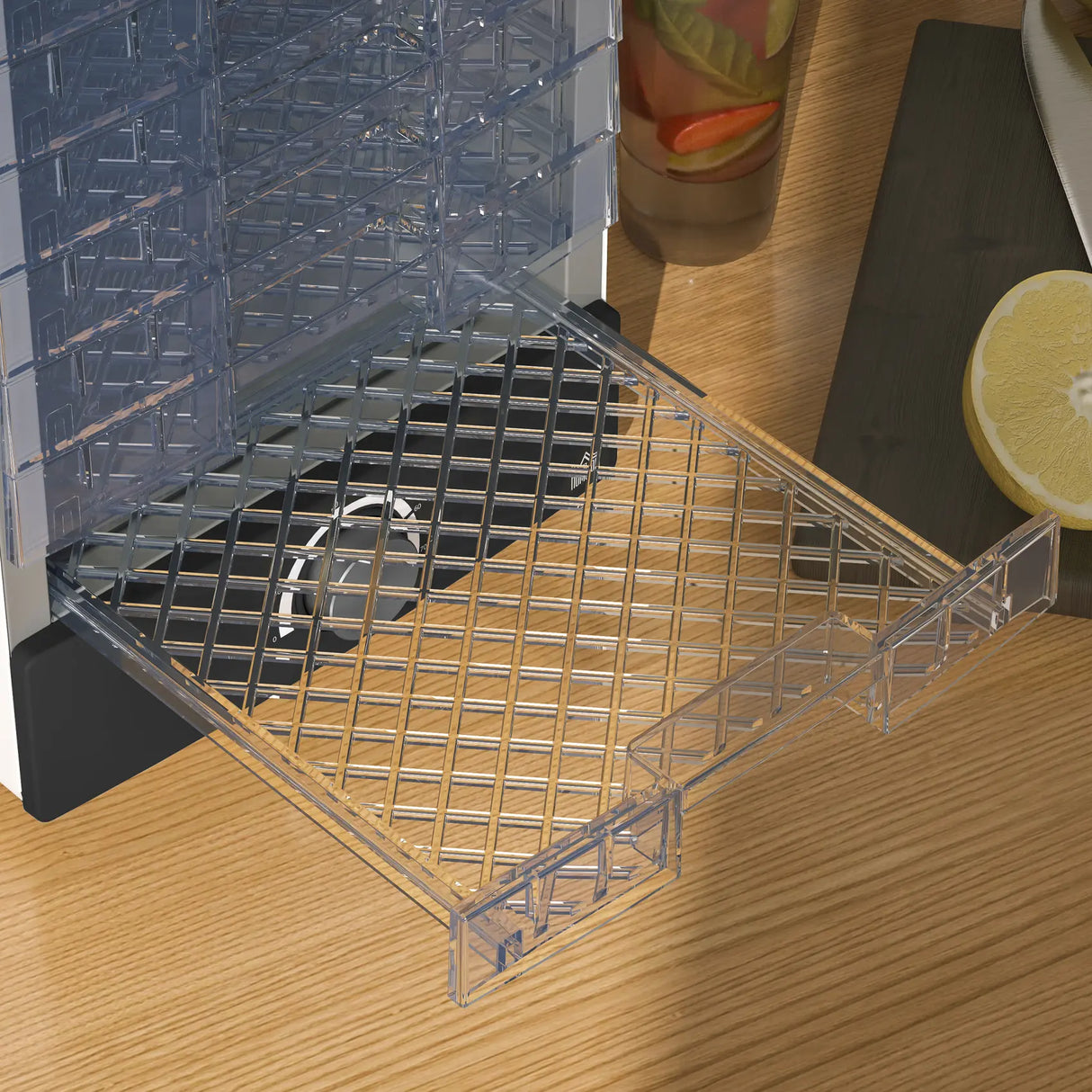 HOMCOM Seven Tray, 40-70C Food Dehydrator - White