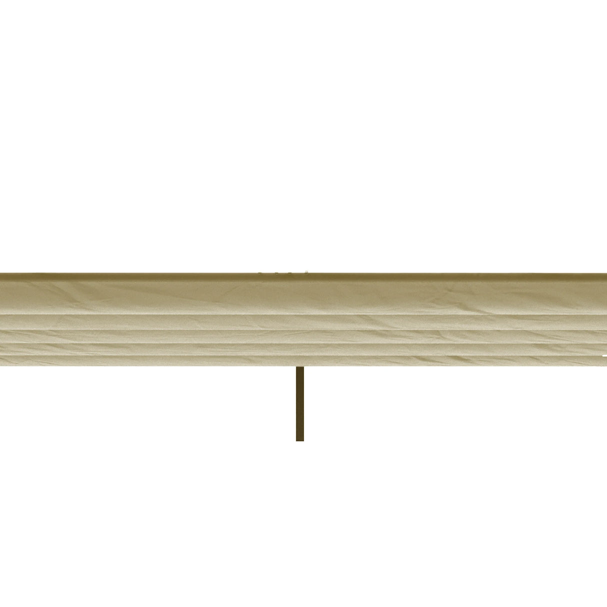 Outsunny Retractable Pergola Cover, 2.55 x 2.5 m Replacement Canopy Fabric for 3 x 3 m Frame, Roof Top Only, Beige