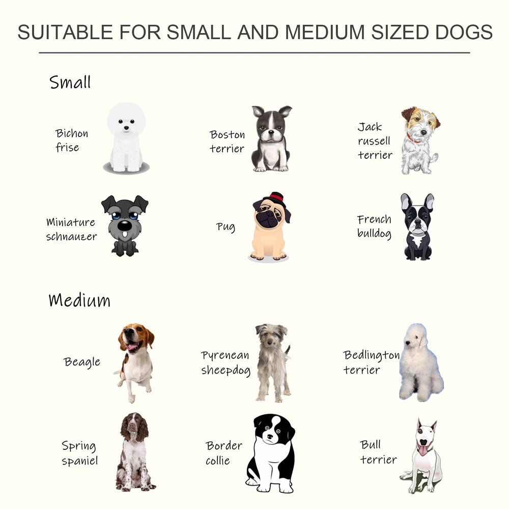 PawHut Raised Dog Feeding Bowls with Stand, Stainless Steel for Medium Dog, 58L x 31W x 25H cm - White