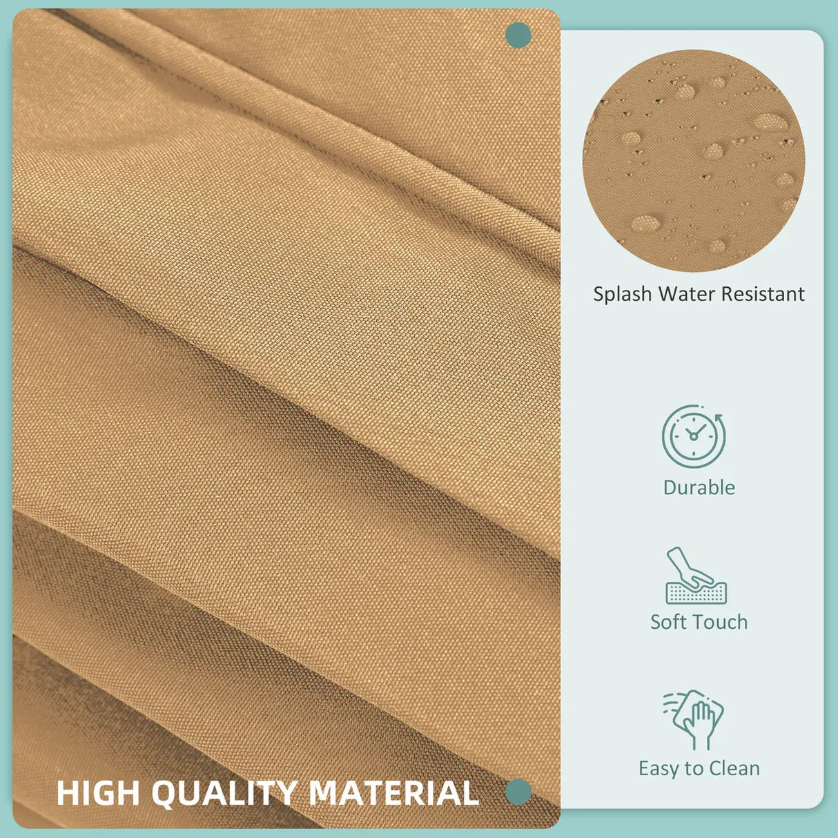 Outsunny 14 Pcs Outdoor Cushion Set - Beige