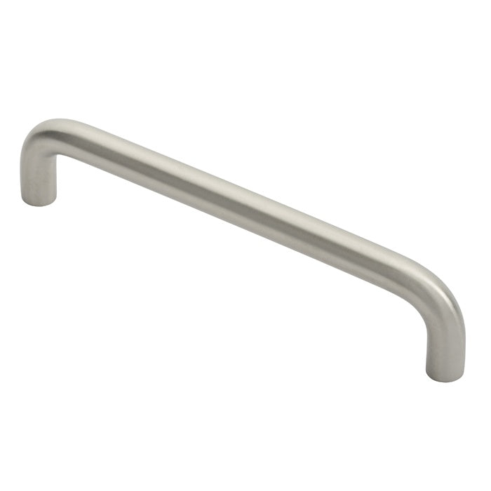 10MM DIA. D PULL HANDLE - 128MM C/C - BOLT THROUGH FIXING_x005F
- SATIN STAINLESS STEEL - 128 - EACH