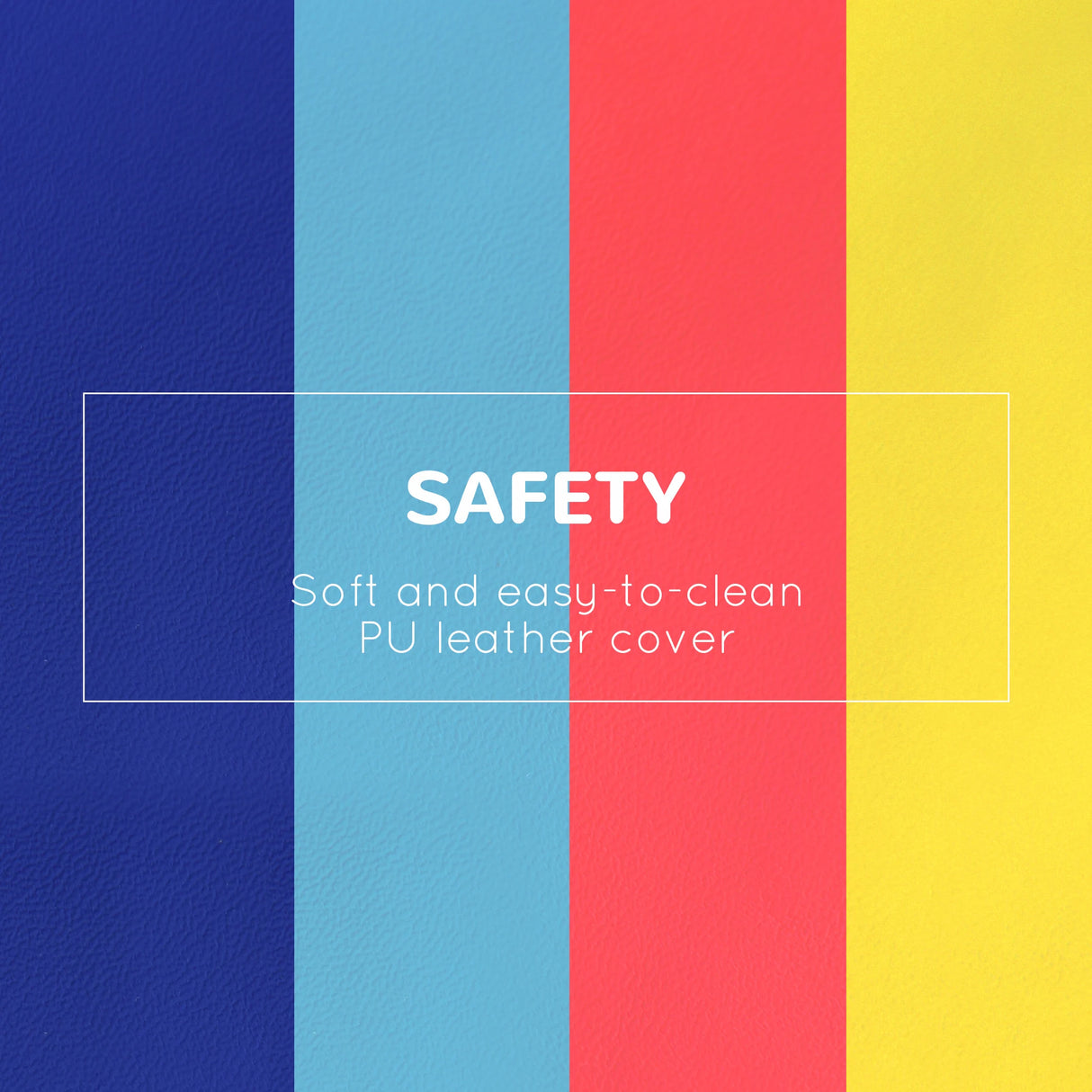 HOMCOM Soft Play 4-piece Climb and Crawl Foam Toddler Stairs and Ramp Colorful Children's Educational Software Activity Toys for Baby Preschooler