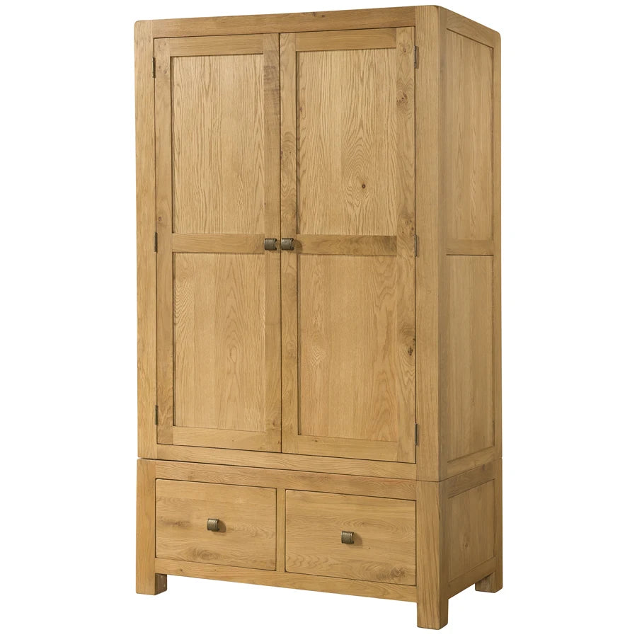 Double Wardrobe With 2 Drawers