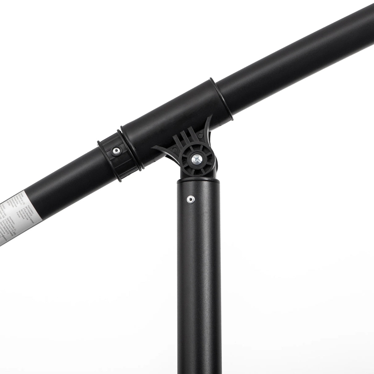 Outsunny 3(m) Cantilever Umbrella 18 Ribs & Vents Adjustable Angle for Patio Light Grey