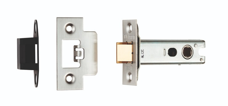 HEAVY DUTY TUBULAR MORTICE LATCH - STAINLESS STEEL - EACH