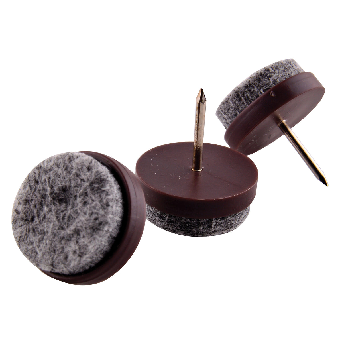 20mm Brown Felt Chair Glides
