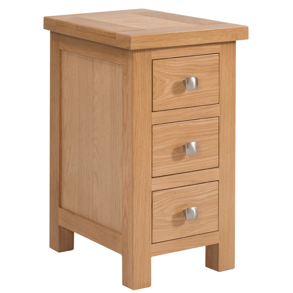 Compact 3 Drawer Bedside
