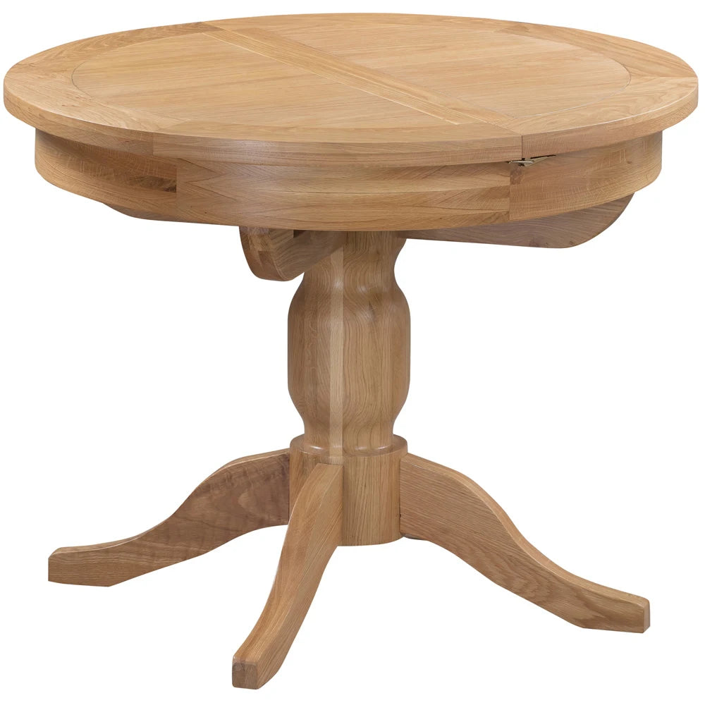 Round Extending Pedestal Table