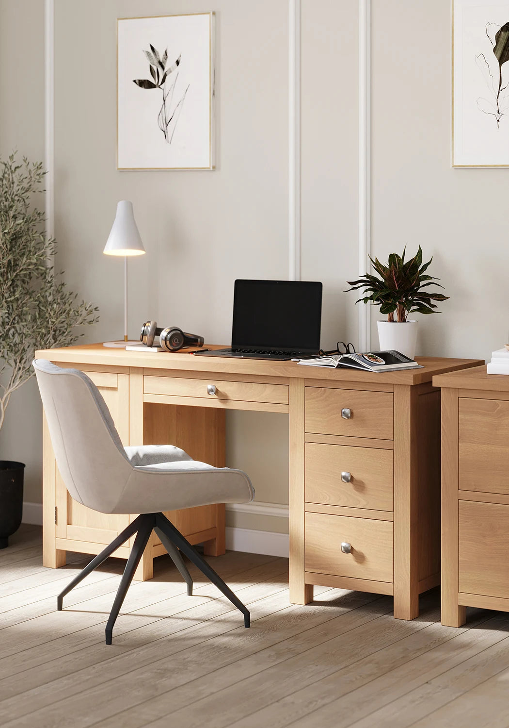 Double Pedestal Desk