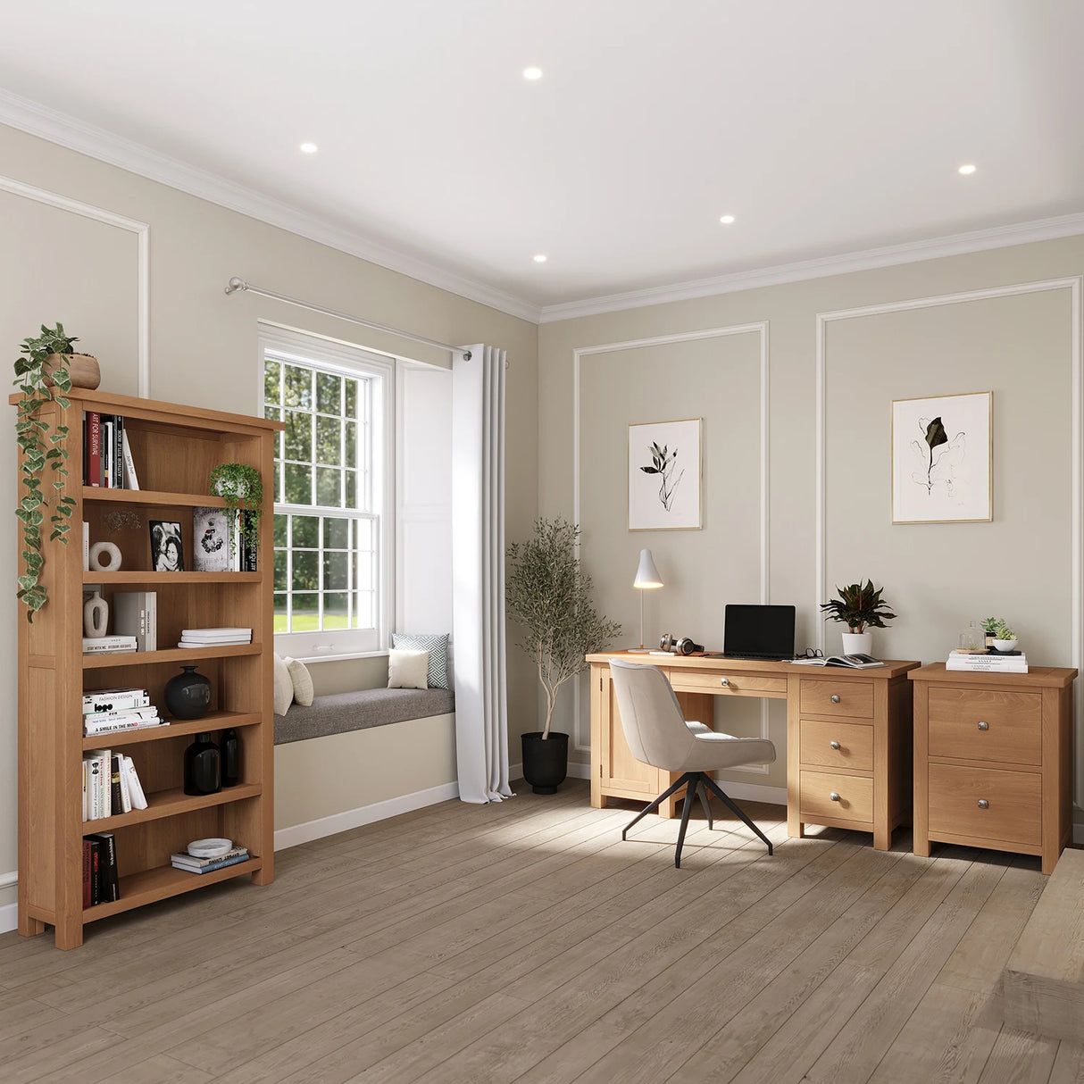 Double Pedestal Desk