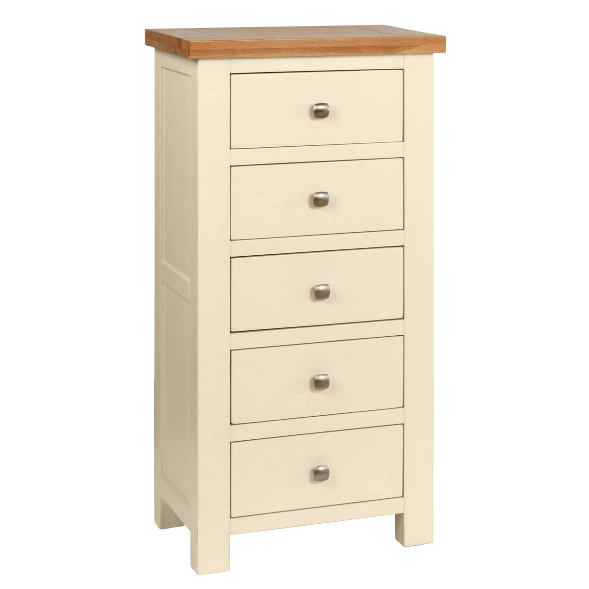 5 Drawer Tall Chest (DPT002 - IVORY)