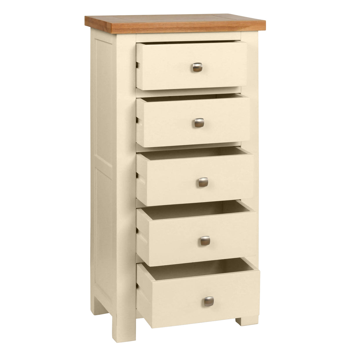 5 Drawer Tall Chest (DPT002 - IVORY)