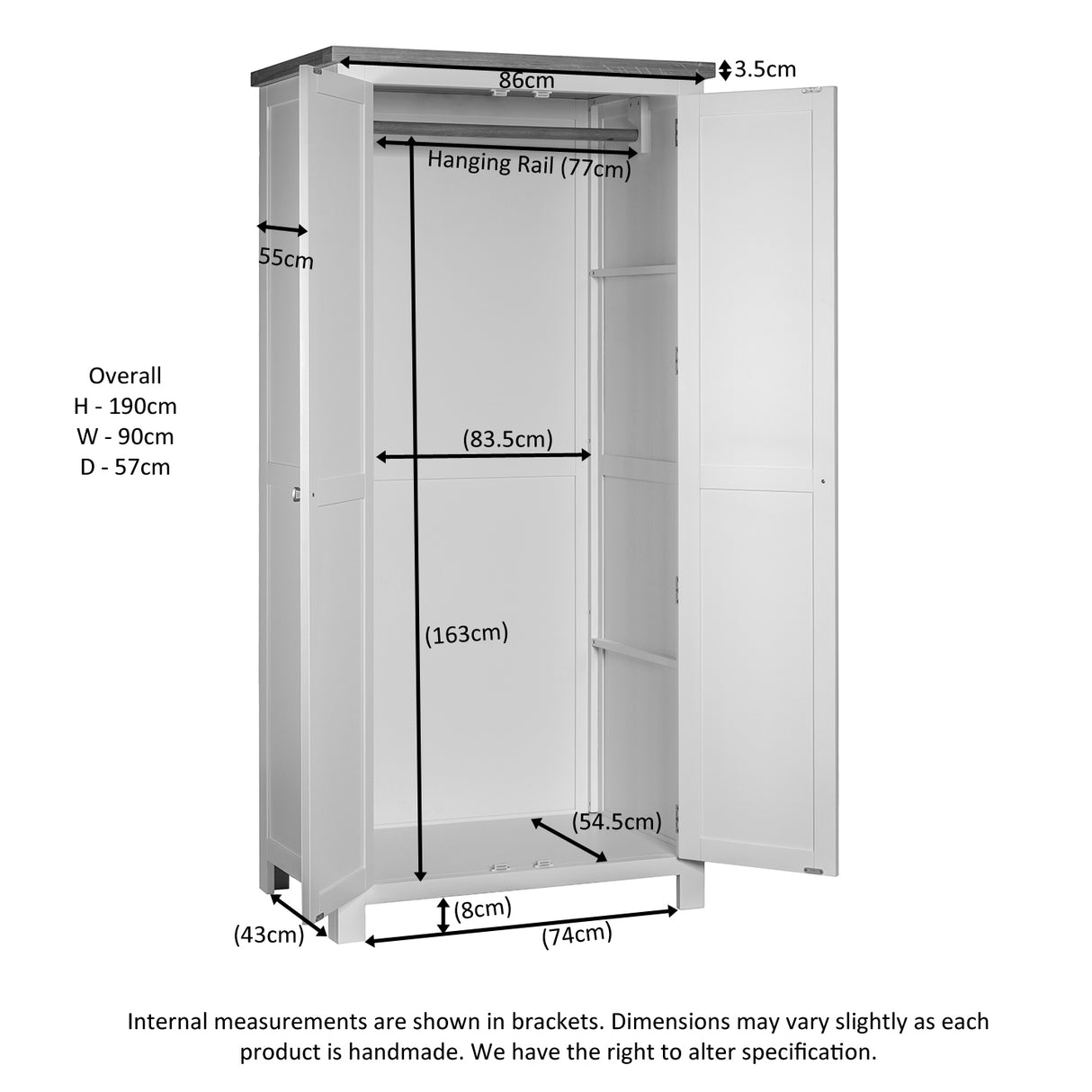 Double All Hanging Robe (DPT031 - IVORY (NS))