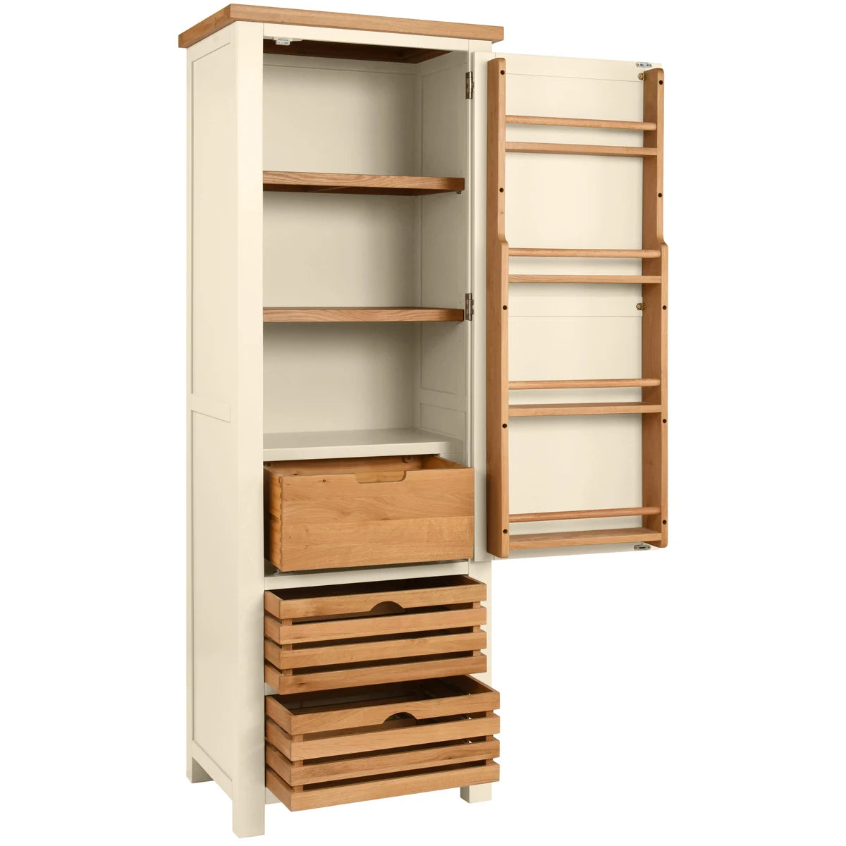 Single Larder Cupboard (DPT137 - IVORY)