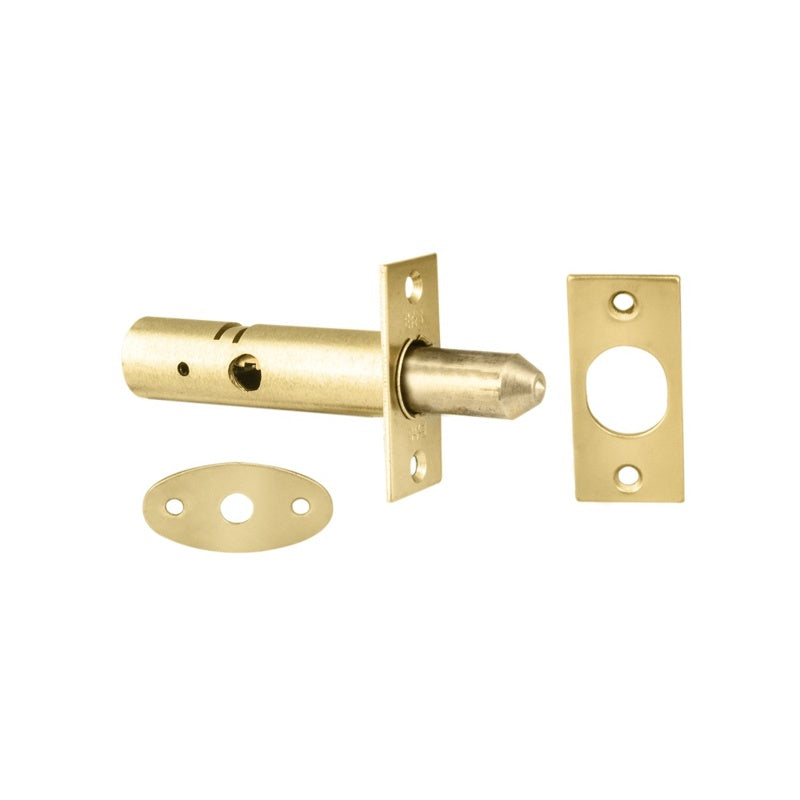 DOOR SECURITY BOLT 2.25 - ELECTRO BRASSED - EACH