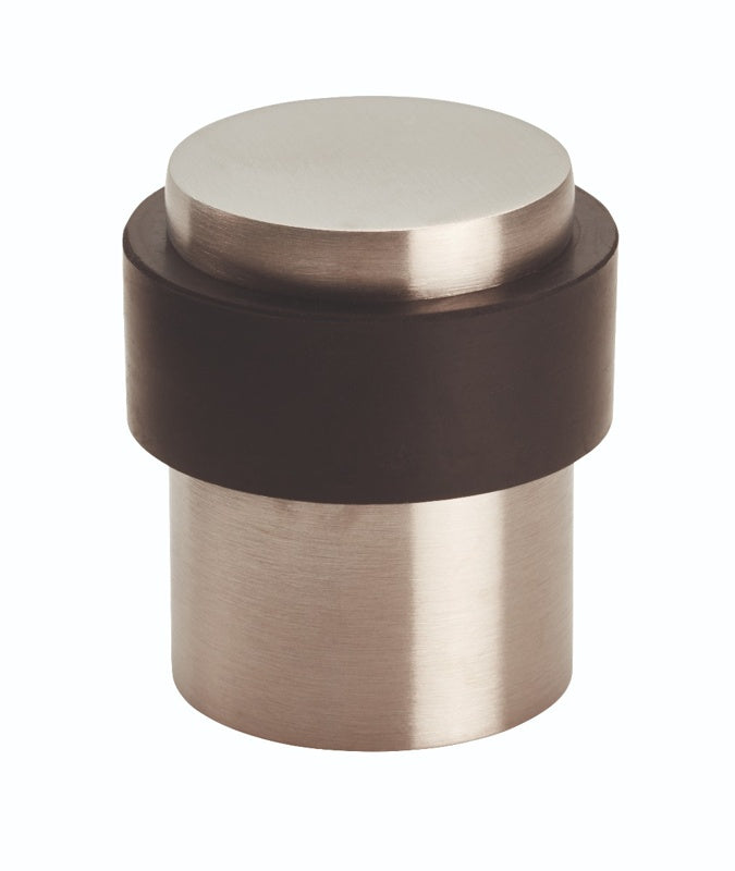40 X 30MM - FLOOR MOUNTED DOORSTOP - CONCEALED FIX - SATIN STAINLESS STEEL - 40mm - EACH