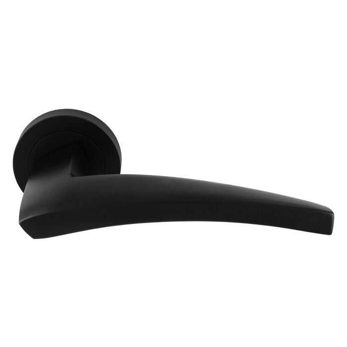 DUNE LEVER ON CONCEALED FIX ROUND ROSE NER (MATT BLACK) - MATT BLACK - PAIR