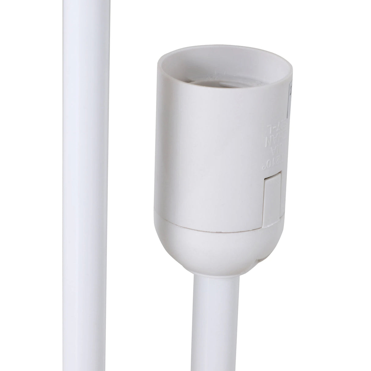 HOMCOM Floor Lamp for Living Room, 120cm Modern Standing Lamp with Linen Shade and Wooden Base, Cream