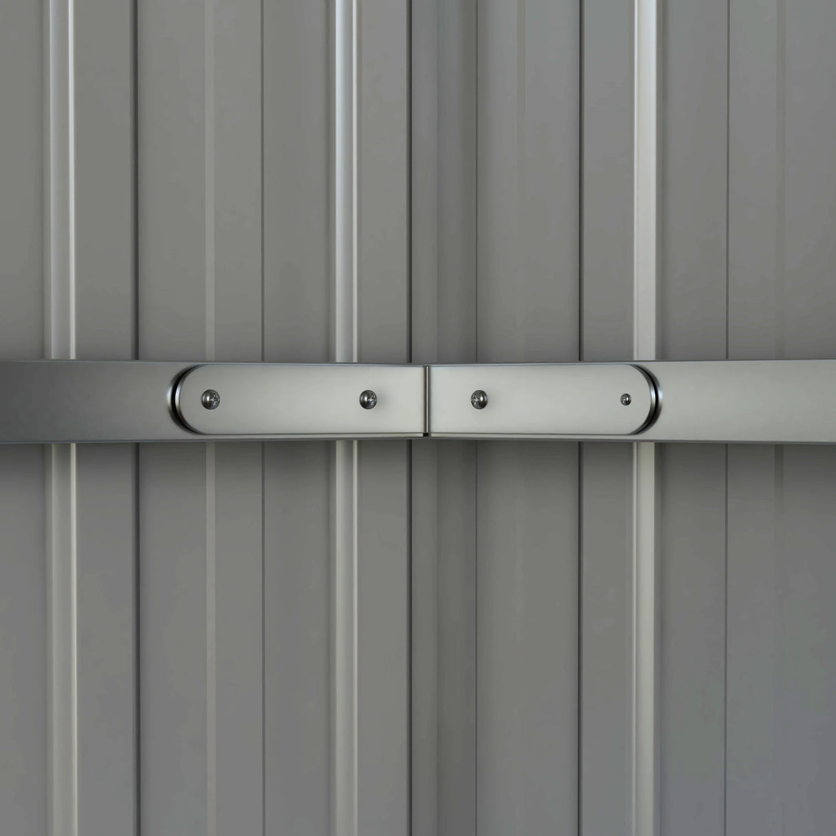 Outsunny 11 x 5.6ft Galvanised Steel Garden Shed, Metal Shed, Garden Storage Shed with Lockable Doors and Gloves for Outdoor Patio, Garden, Grey