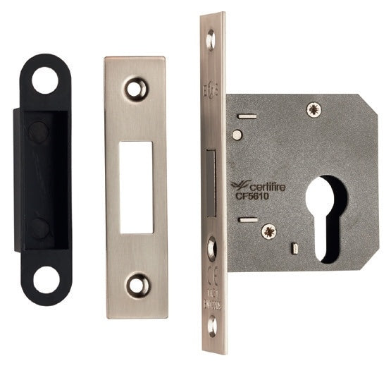 64MM DEAD LOCK - EURO - SQUARE_x005F
- SATIN NICKEL - EACH