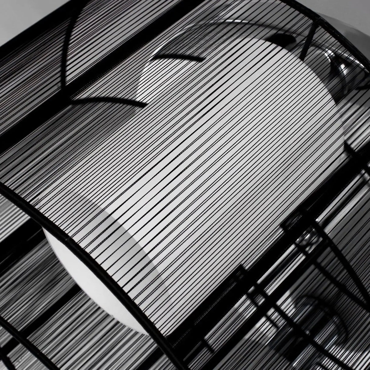 HOMCOM Modern Chandelier, Semi-Flush Mount Ceiling Light with 2 Light, E27 Bulb Base for Hallway, Dining Room, Living Room, White and Black