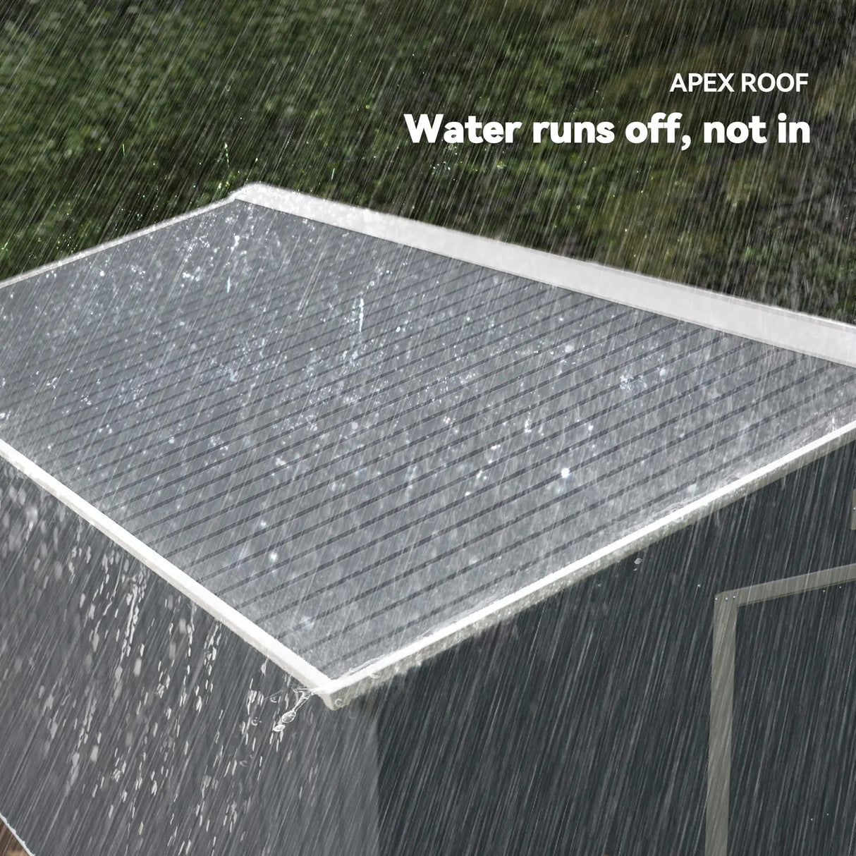 Outsunny 13 x 11ft Metal Garden Shed, Outdoor Storage Tool House with Ventilation Slots, Foundation Kit and Lockable Double Doors, Grey