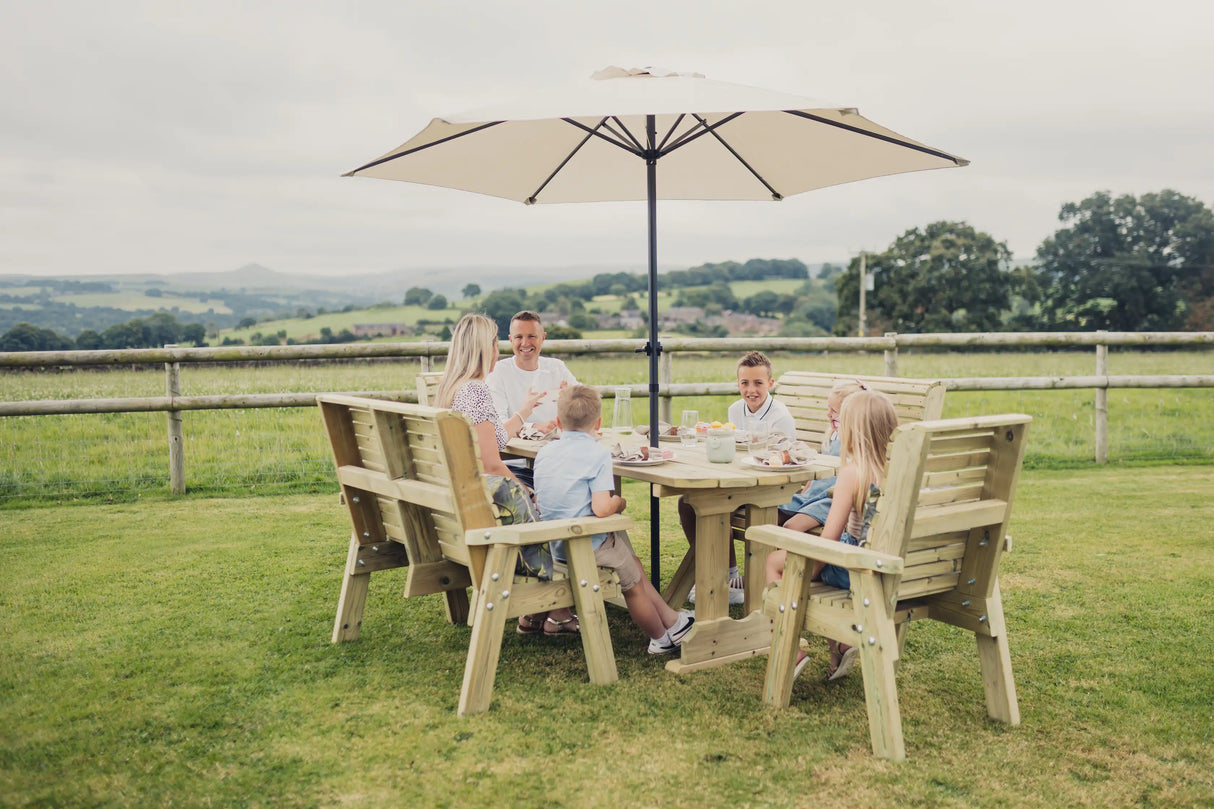 ERGO 6 SEAT TABLE SET 2XC 2XB