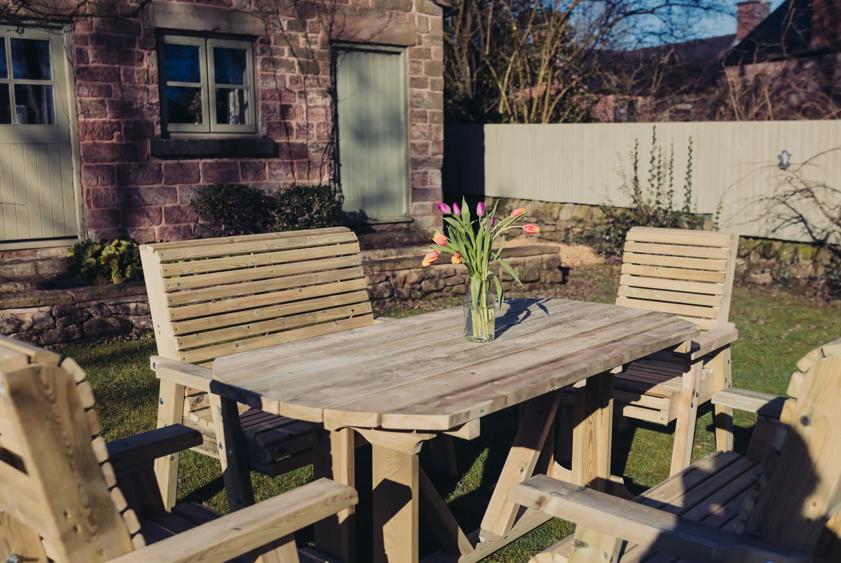 ERGO 8 SEAT TABLE SET 2X3B 2XC