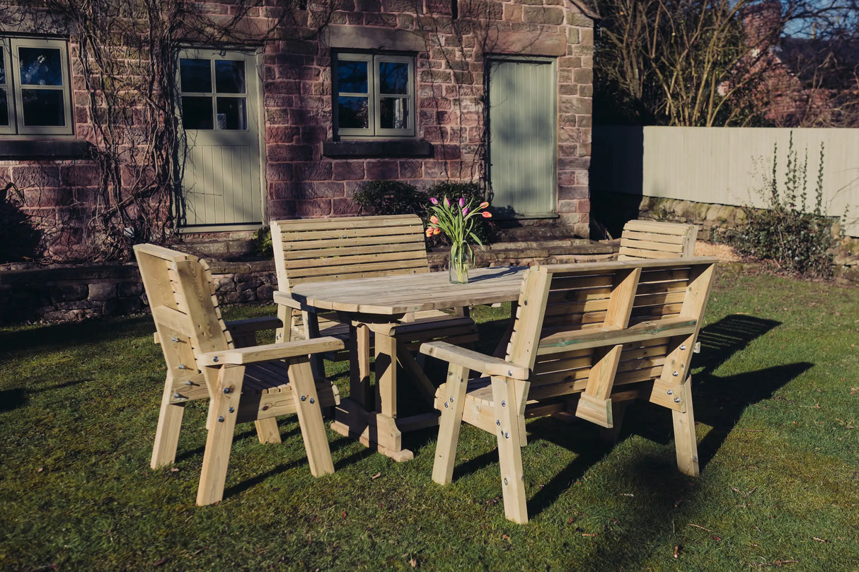 ERGO 8 SEAT TABLE SET 2X3B 2XC