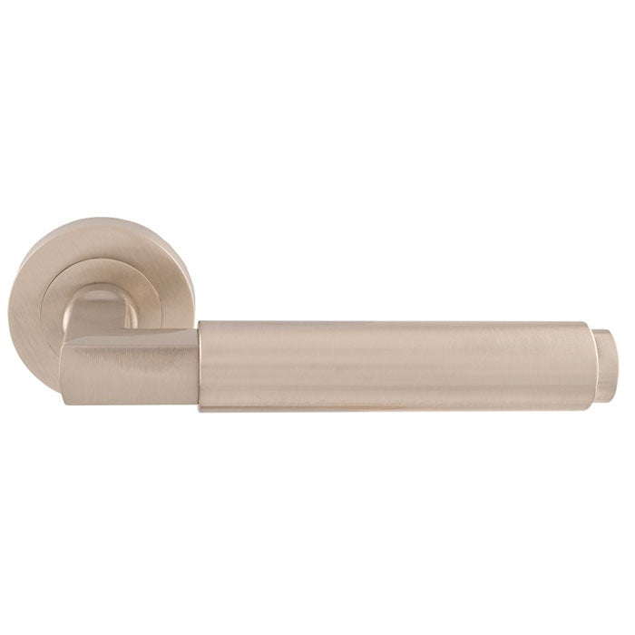 MASANO LEVER ON CONCEALED FIX ROUND ROSE - SATIN NICKEL - PAIR