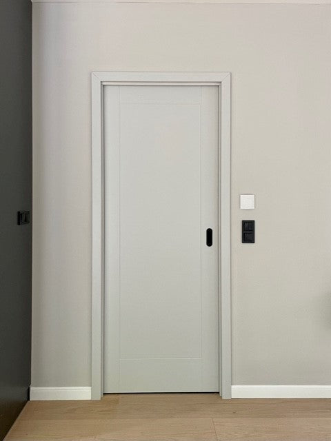 Ermetika EvoKit Single Pocket Door System 1026x2040 Door 100mm WT - White - Kit