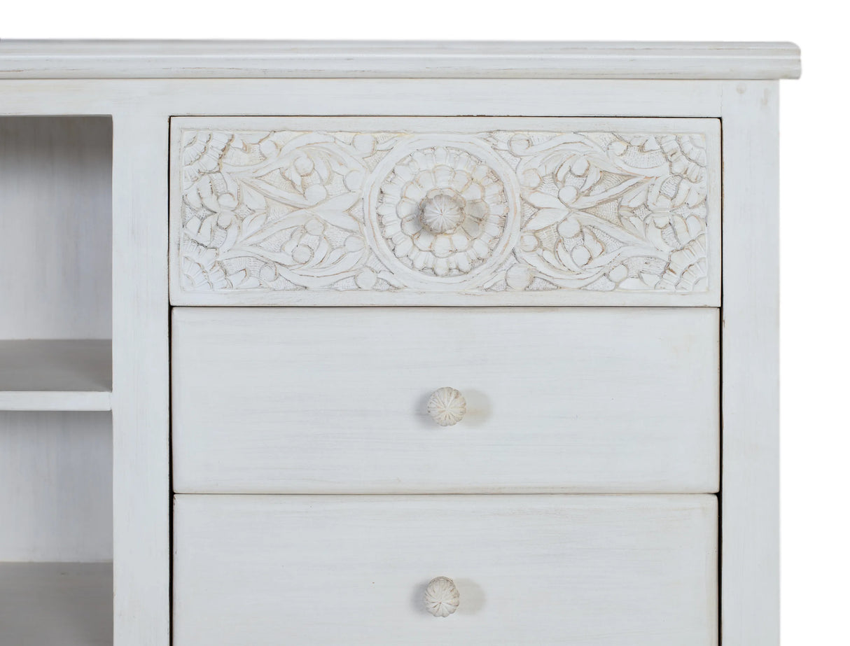 Giner and Colomer Modern TV Stand With 6 Drawers And 2 Open Compartments