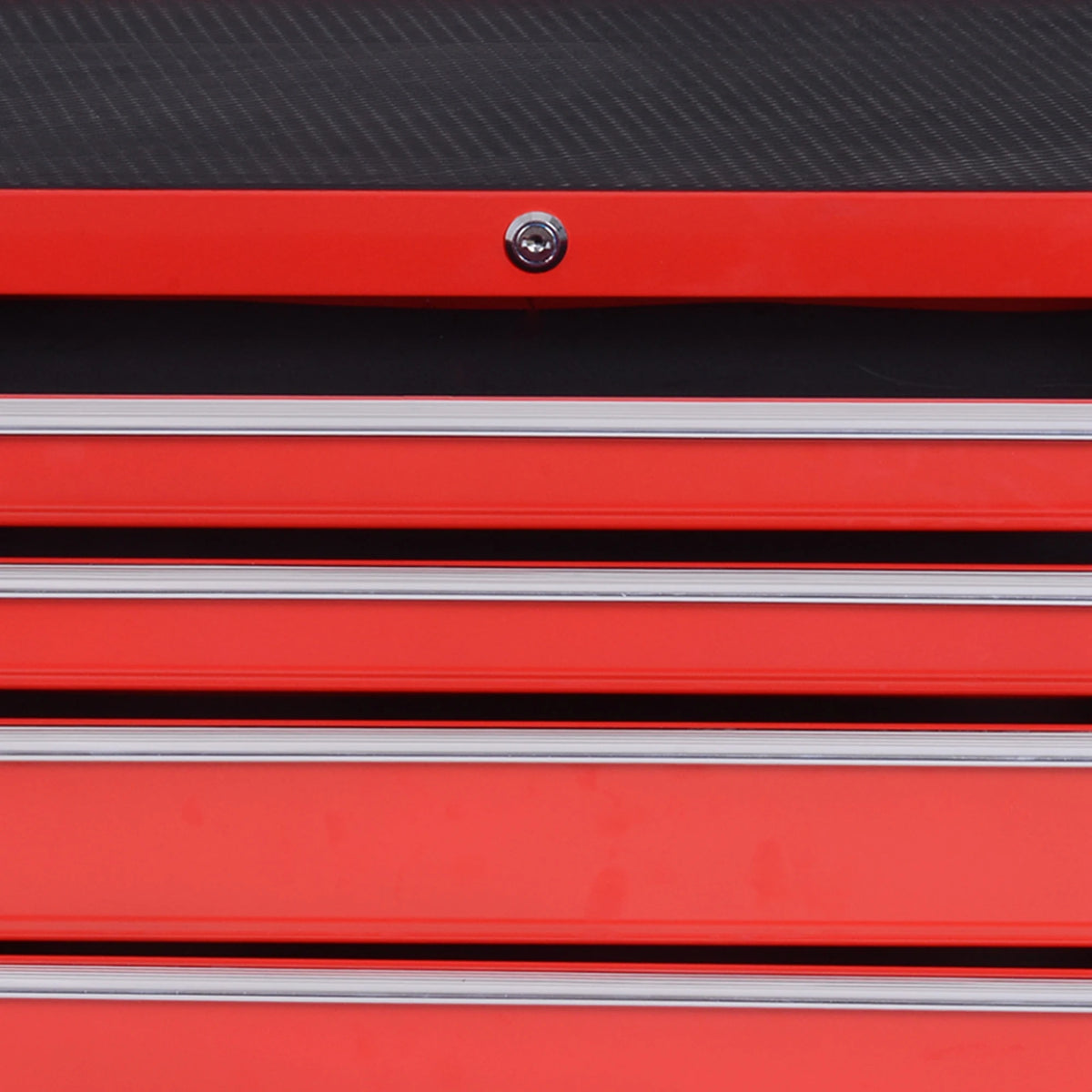 DURHAND 7-Drawer Tool Box on Wheels Tool Cabinet 150 Load with Lockable Swivel Castors, Red