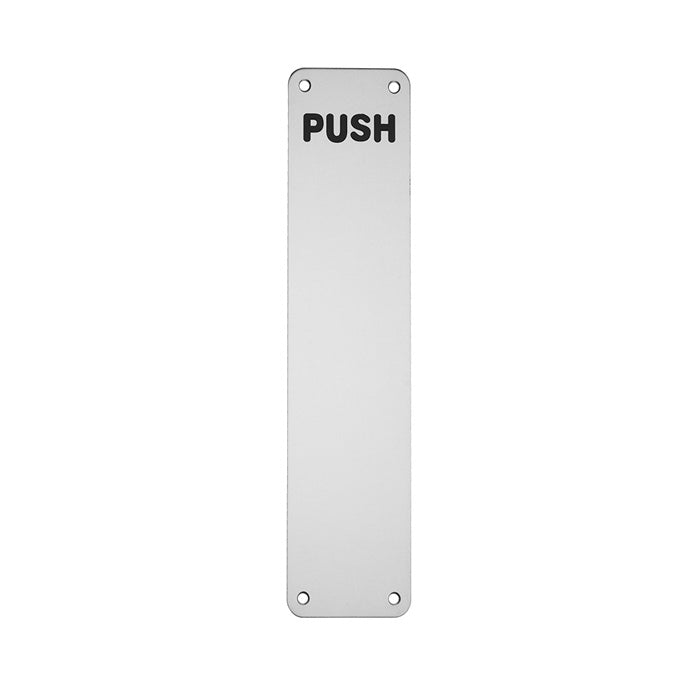 300 X 75MM - FINGER PLATE - PUSH_x005F
- BRIGHT STAINLESS STEEL - EACH