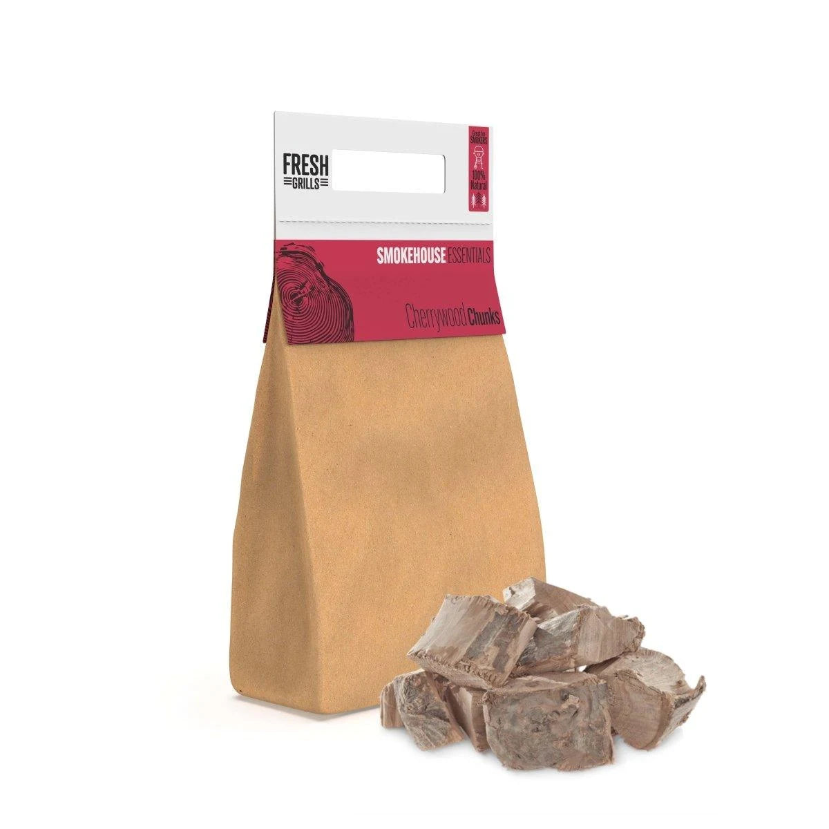 100% Pure Hardwood Chunks for Pizza Ovens, Kamado Grills & BBQ Smokers Eco-Friendly, High Calorific Value, Consistent Burn 9kg (20ltr)