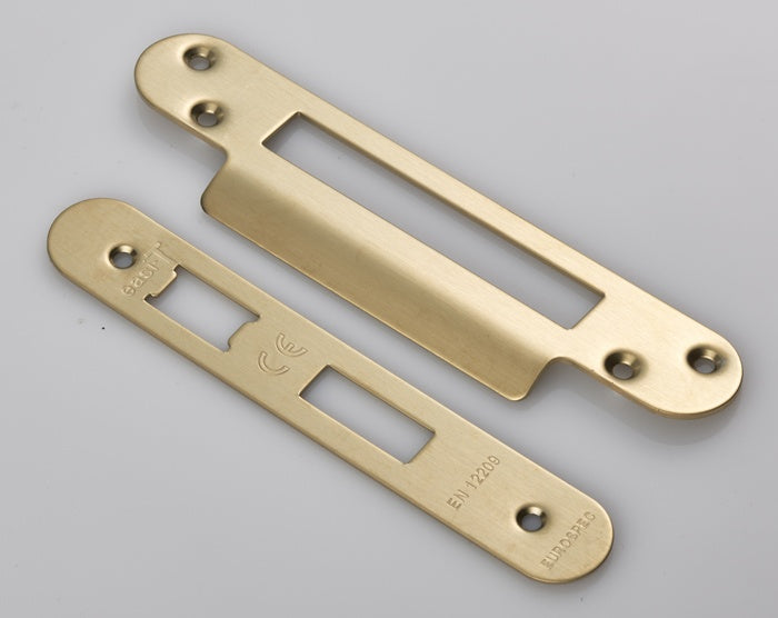 FOREND STRIKE & FIXINGS - BAS/ESS/LSS - RADIUS_x005F
- SATIN BRASS - Each