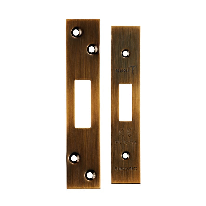 FOREND STRIKE & FIXINGS - EDS/LDS - SQUARE_x005F
- ANTIQUE BRASS - PACK